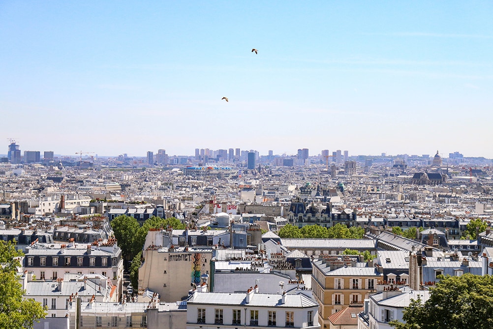 Paris Sehenswürdigkeiten Aussicht vom Sacré Cœur